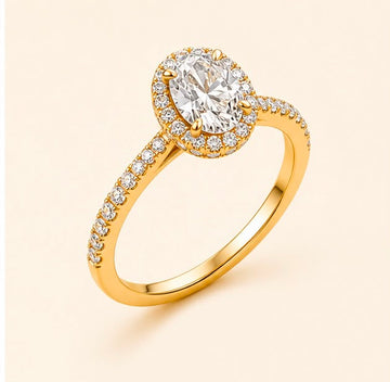 Luxe Oval Diamond Ring