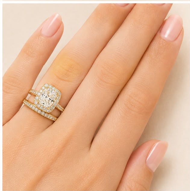 Layered Diamond Ring Set