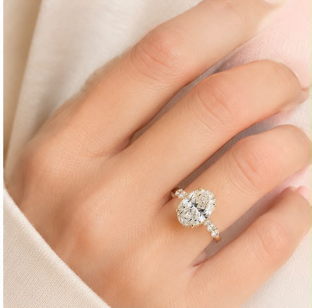 Oval Cut Diamond Ring