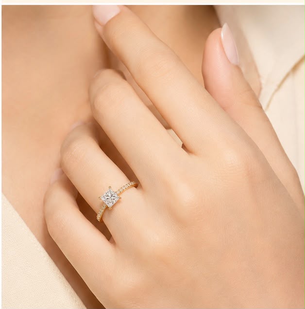 Premium Princess Diamond Ring