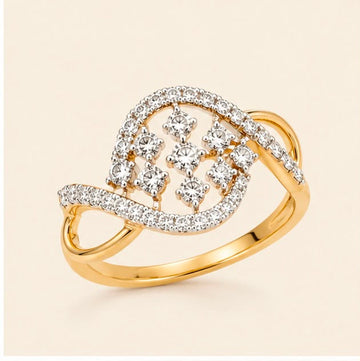 Diamond Swirl Ring