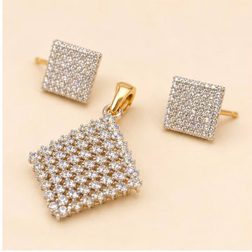 Designer Diamond Pendant Set