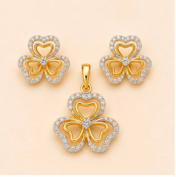 Luxury Clover Diamond Set
