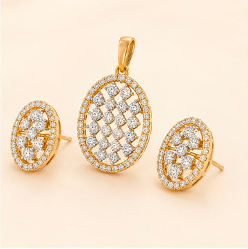 Statement Diamond Pendant Set