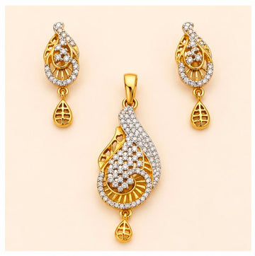 22K Gold Paisley Bloom Set