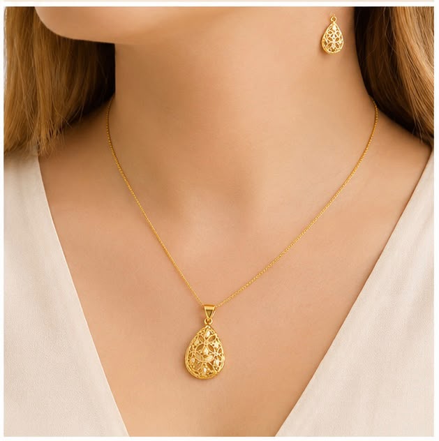 22K Gold Turkish Artisan Set