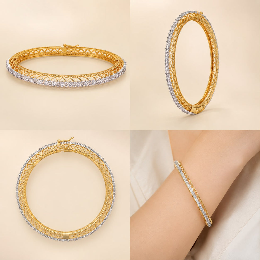 Elegant Diamond Bangle