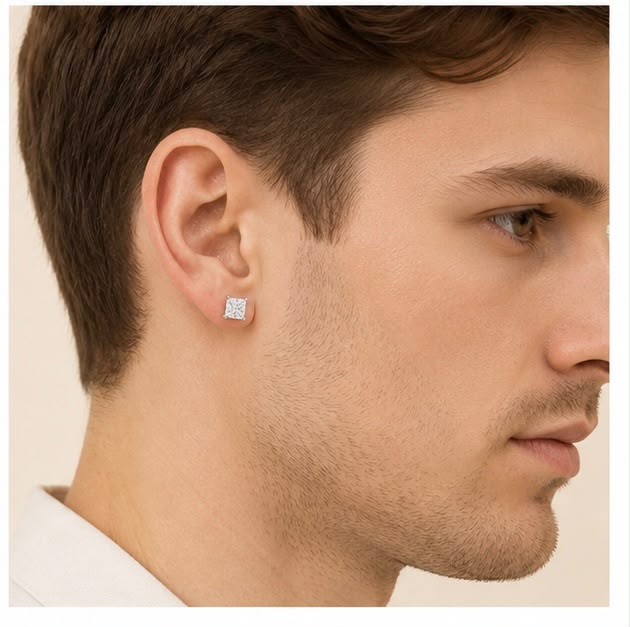 Two-Tone Solitaire Studs