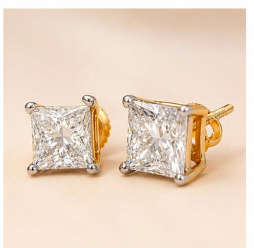 Two-Tone Solitaire Studs