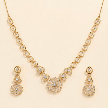 Blossom Diamond Necklace Set