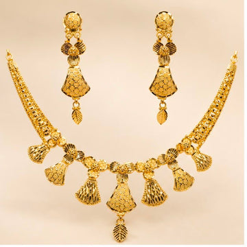 22K Gold Premium Necklace Set