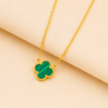 22K Gold Everyday Clover Chain