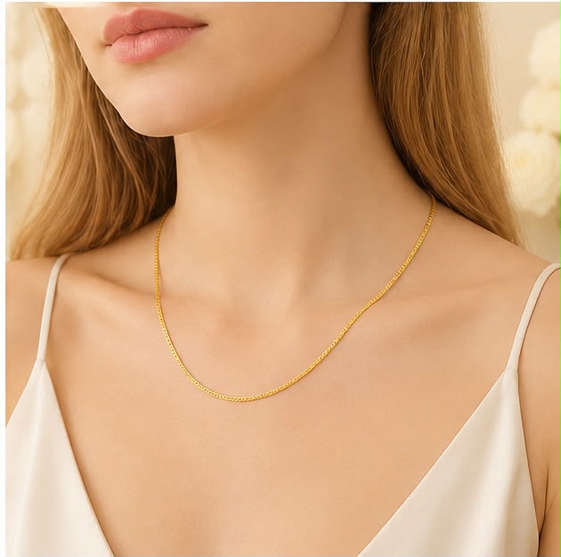 22K Gold Luxury Flat Chain