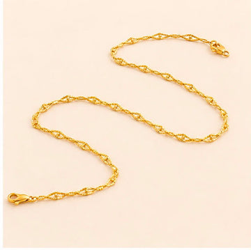 22K Gold Open Link Chain