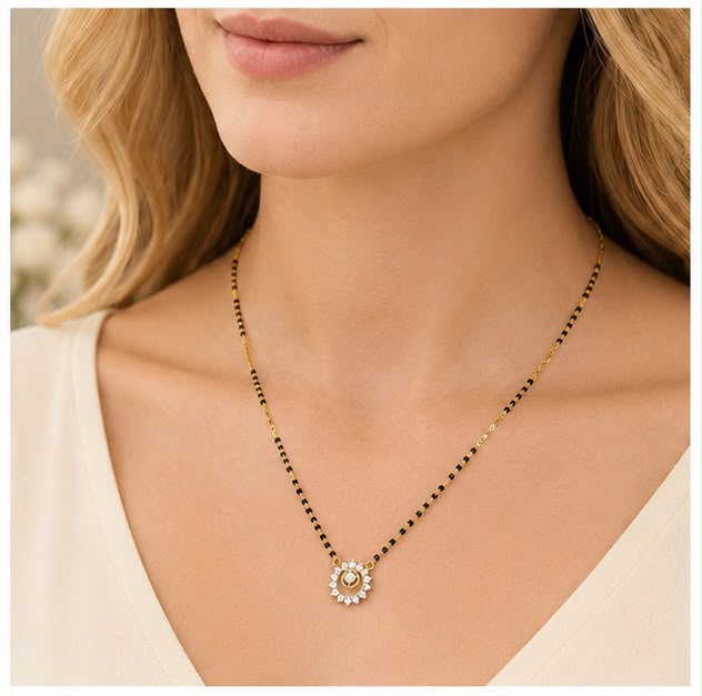 Diamond Radiant Moon Mangalsutra