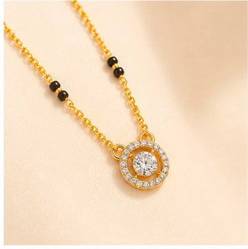 Diamond Timeless Halo Mangalsutra