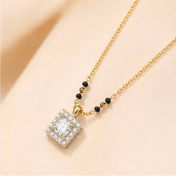 Diamond Princess Cut Mangalsutra
