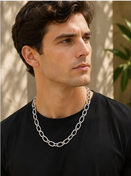 Silver Bold Link Chain
