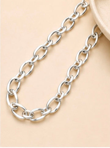 Silver Bold Link Chain