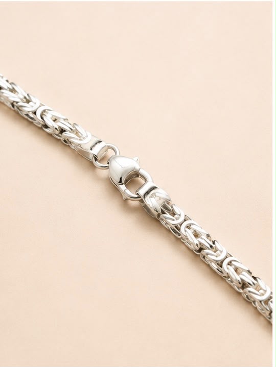 Silver Byzantine Chain