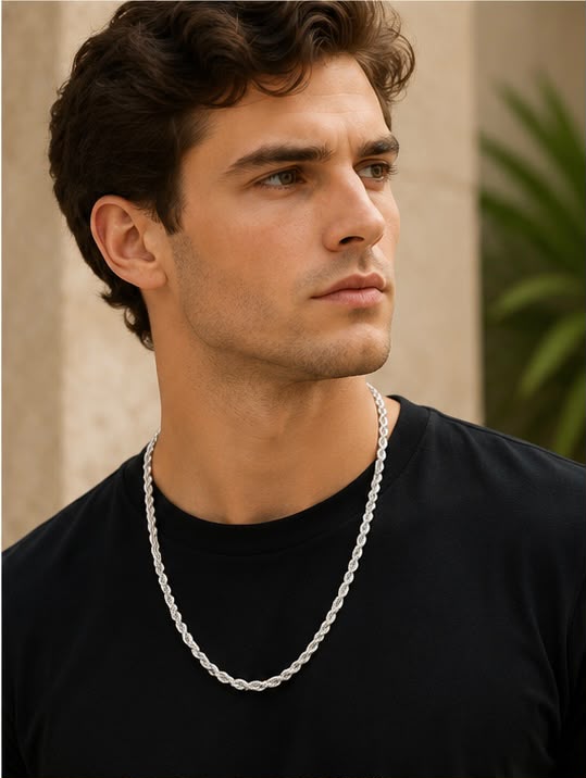 Silver Premium Rope Chain
