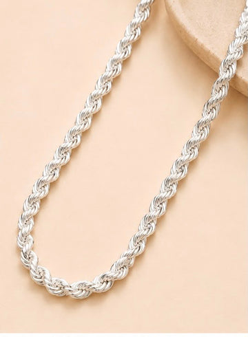 Silver Premium Rope Chain