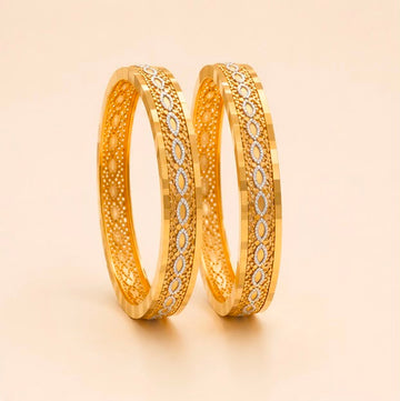 22K Gold Graceful Bangles