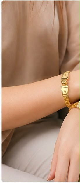 22K Gold Chic Bangles