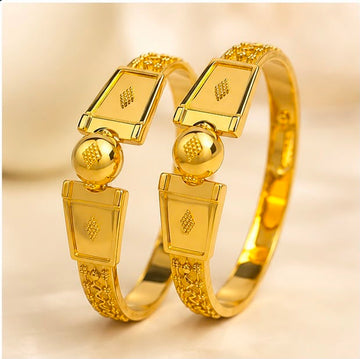 22K Gold Chic Bangles