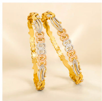 22K Gold Contemporary Bangles
