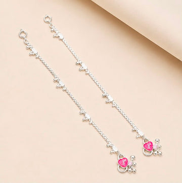 Silver Kids Jingle Anklet