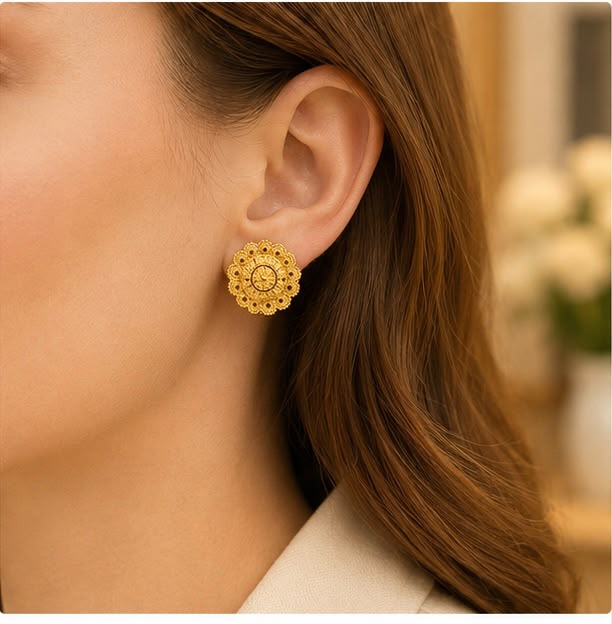 22K Gold Heritage Earrings