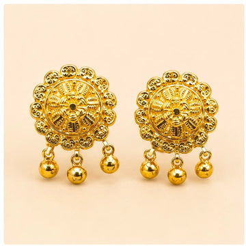 22K Gold Dangling Earrings