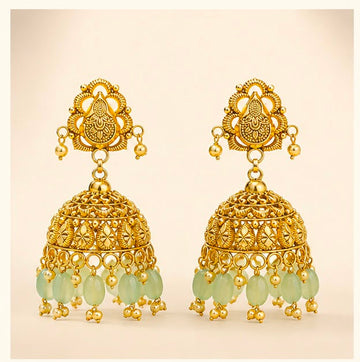 22K Gold Luxury Jhumkas