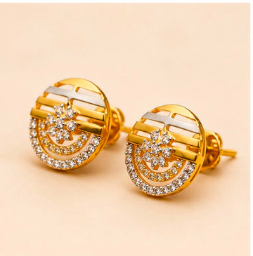22K Gold Classic Studs
