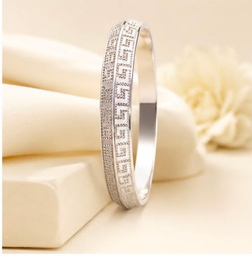 Silver Designer Men's Kada