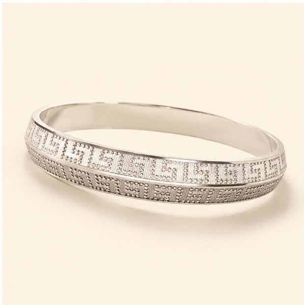 Silver Designer Men's Kada