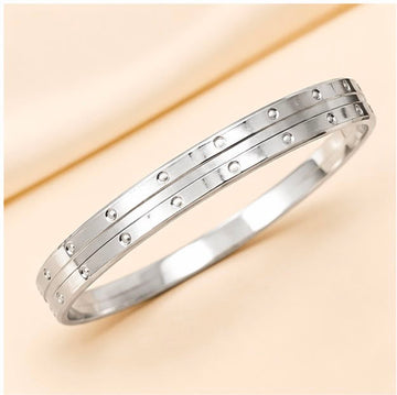 Silver Double Layer Kada