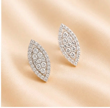 Marquise Diamond Stud Earrings