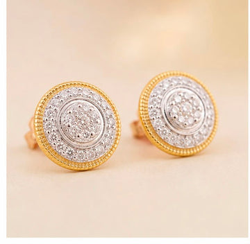 Vintage Halo Diamond Studs