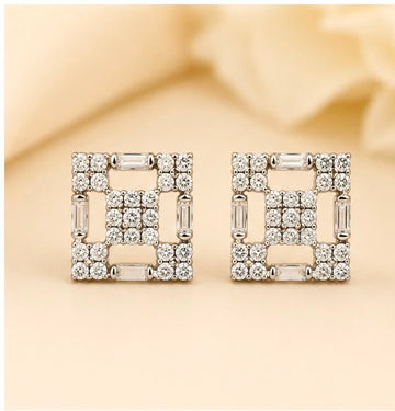 Geometric Diamond Studs