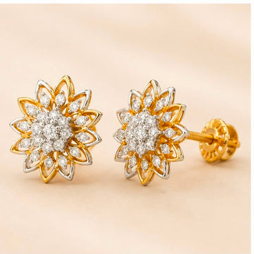 Multi Petal Diamond Studs