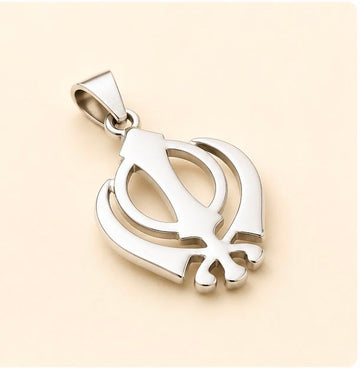 Khanda Silver Pendant
