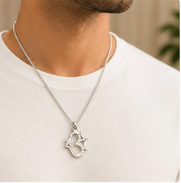 Om Silver Pendant