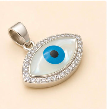 Evil Eye Silver Pendant