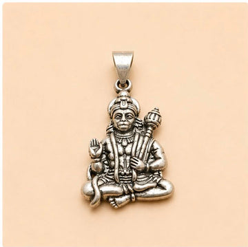Hanuman Silver Pendant