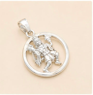 Hanuman Silver Pendant