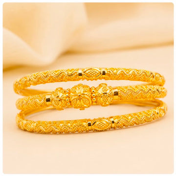 22K Gold Antique Style Bangles