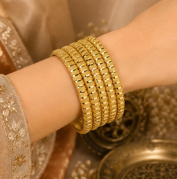22K Gold Signature Designer Bangles
