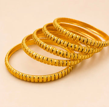 22K Gold Signature Designer Bangles